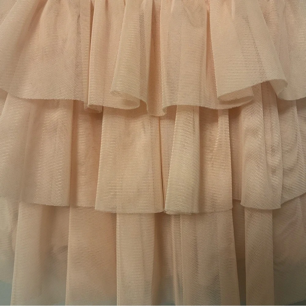 In My Jammers blush ornament christmas tiered tutu bamboo dress size 3T